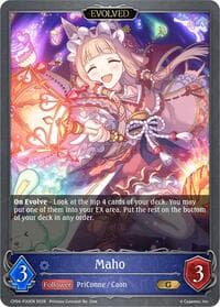 Maho (Evolved) - P30EN (Foil) - CP04: Princess Connect! Re:Dive - Shadowverse: Evolve card