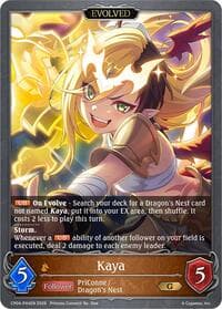Kaya (Evolved) - P44EN (Foil) - CP04: Princess Connect! Re:Dive - Shadowverse: Evolve card