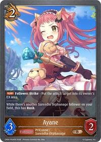 Ayane - P54EN (Foil) - CP04: Princess Connect! Re:Dive - Shadowverse: Evolve card