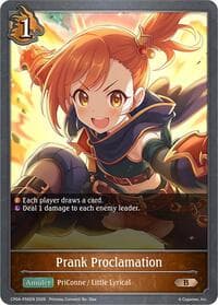 Prank Proclamation - P56EN (Foil) - CP04: Princess Connect! Re:Dive - Shadowverse: Evolve card