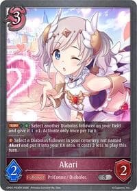 Akari - P63EN (Foil) - CP04: Princess Connect! Re:Dive - Shadowverse: Evolve card