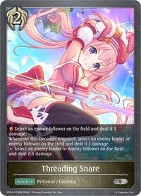 Threading Snare - P78EN (Foil) - CP04: Princess Connect! Re:Dive - Shadowverse: Evolve card