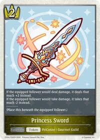 Princess Sword - CP04: Princess Connect! Re:Dive - Shadowverse: Evolve card