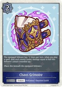Chaos Grimoire - CP04: Princess Connect! Re:Dive - Shadowverse: Evolve card