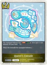 Queen's Console - PR18EN - CP04: Princess Connect! Re:Dive - Shadowverse: Evolve card