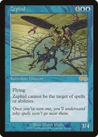 Zephid - Urza's Saga - Magic: The Gathering card