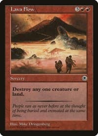 Lava Flow - Portal - Magic: The Gathering card