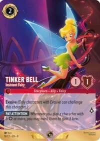 Tinker Bell - Insistent Fairy - Disney Lorcana Promo Cards - Disney Lorcana card
