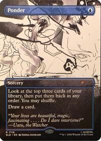 Ponder (7119) - Secret Lair Drop Series - Magic: The Gathering card