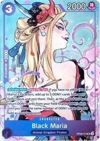 Black Maria (Dash Pack 2025) - One Piece Promotion Cards - One Piece Card Game card