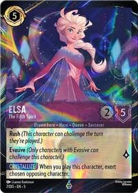 Elsa - The Fifth Spirit (Magical Places Promo) - Disney Lorcana Promo Cards - Disney Lorcana card