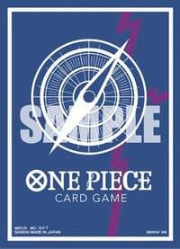One Piece Card Game Official Sleeves: Assortment 16 - Standard blue ver. Rocks.D.Xebec (70-Pack) - Bandai Card Sleeves - Card Sleeves card