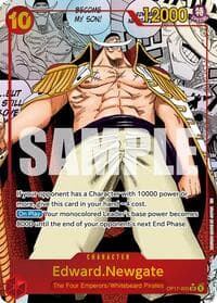 Edward.Newgate (005) (Manga) - The World's Strongest Warriors - One Piece Card Game card