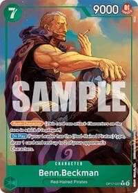 Benn.Beckman (Alternate Art) - The World's Strongest Warriors - One Piece Card Game card