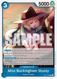 Miss Buckingham Stussy - The World's Strongest Warriors - One Piece Card Game card