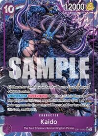 Kaido (063) (Alternate Art) - The World's Strongest Warriors - One Piece Card Game card