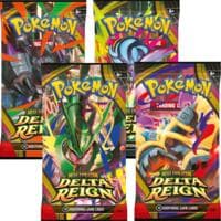 Delta Reign Booster Pack Art Bundle [Set of 4] - ME06: Delta Reign - Pokemon card