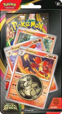Delta Reign Premium Checklane Blister [Delphox Line] - ME06: Delta Reign - Pokemon card