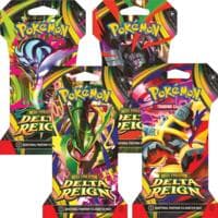 Delta Reign Sleeved Booster Pack Art Bundle [Set of 4] - ME06: Delta Reign - Pokemon card
