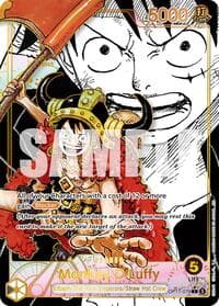 Monkey.D.Luffy (079) (Super Leader Alternate Art) - The World's Strongest Warriors - One Piece Card Game card