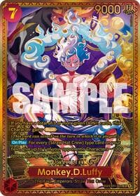 Monkey.D.Luffy (ST31-004) (SP) - The World's Strongest Warriors - One Piece Card Game card