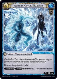Aenean Crystallization - .asphodel/paradise - Grand Archive TCG card