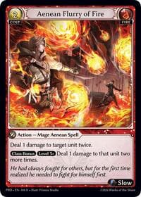 Aenean Flurry of Fire - .asphodel/paradise - Grand Archive TCG card