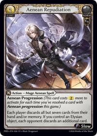 Aenean Repudiation - .asphodel/paradise - Grand Archive TCG card