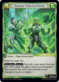 Aenean Tailwind Boost - .asphodel/paradise - Grand Archive TCG card