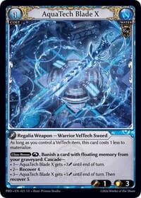 AquaTech Blade X - .asphodel/paradise - Grand Archive TCG card