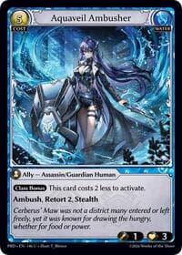 Aquaveil Ambusher - .asphodel/paradise - Grand Archive TCG card