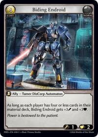 Biding Endroid - .asphodel/paradise - Grand Archive TCG card