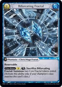 Bifurcating Fractal - .asphodel/paradise - Grand Archive TCG card