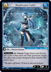 Breakwater Cadet - .asphodel/paradise - Grand Archive TCG card