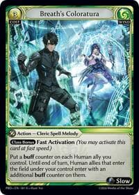 Breath's Coloratura - .asphodel/paradise - Grand Archive TCG card