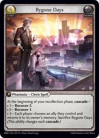 Bygone Days - .asphodel/paradise - Grand Archive TCG card
