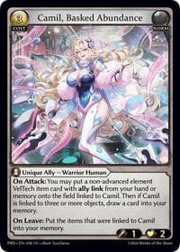 Camil, Basked Abundance - .asphodel/paradise - Grand Archive TCG card