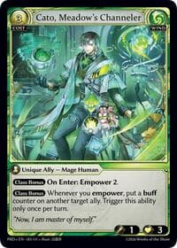 Cato, Meadow's Channeler - .asphodel/paradise - Grand Archive TCG card