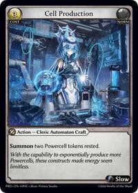 Cell Production - .asphodel/paradise - Grand Archive TCG card