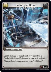 Convergent Beam - .asphodel/paradise - Grand Archive TCG card