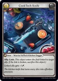 CookTech Knife - .asphodel/paradise - Grand Archive TCG card