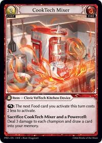 CookTech Mixer - .asphodel/paradise - Grand Archive TCG card