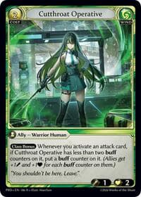 Cutthroat Operative - .asphodel/paradise - Grand Archive TCG card