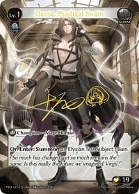 Dante, Prodigal Swain (CSR) - .asphodel/paradise - Grand Archive TCG card