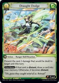 Draught Dodge - .asphodel/paradise - Grand Archive TCG card