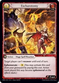 Escharotomy - .asphodel/paradise - Grand Archive TCG card