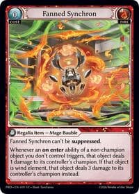 Fanned Synchron - .asphodel/paradise - Grand Archive TCG card