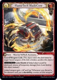 FlameTech BladeCore - .asphodel/paradise - Grand Archive TCG card