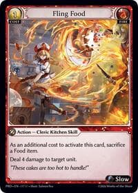 Fling Food - .asphodel/paradise - Grand Archive TCG card