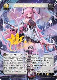 Forese, Fervid Cantor (CSR) - .asphodel/paradise - Grand Archive TCG card